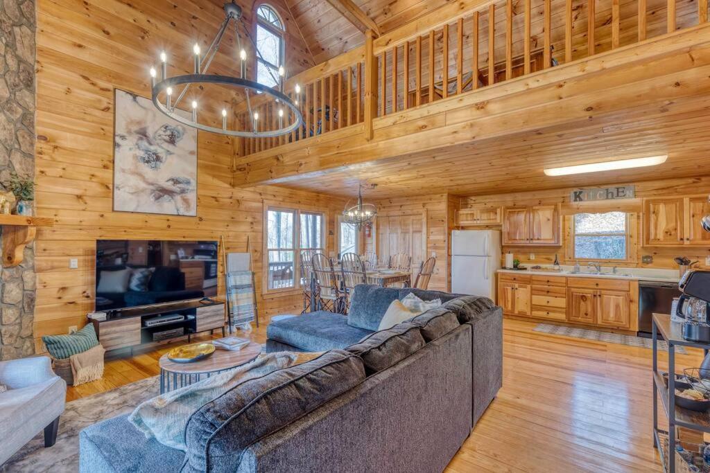 Mtn Cabin Sleeps 10 - 5 Mins To Fishing & Camping Ellijay Zewnętrze zdjęcie